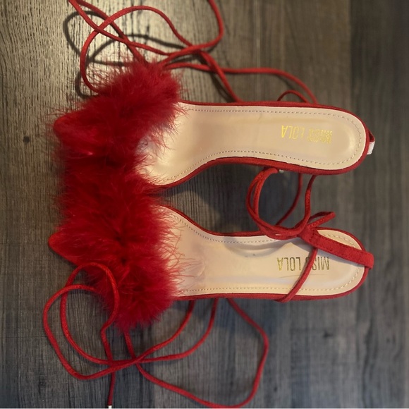 NWOT Feather Heels - Picture 3 of 4